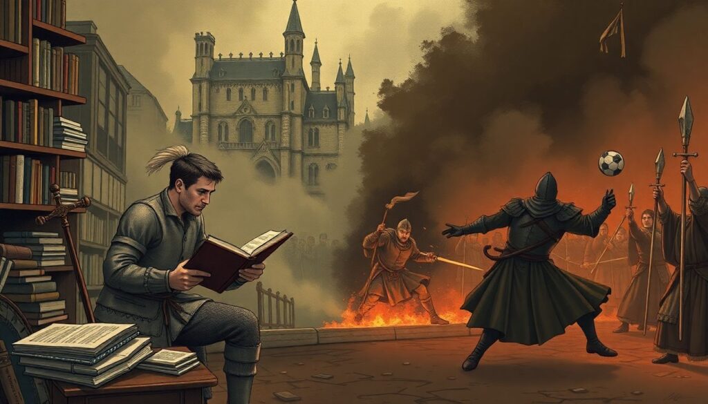 Исторические очерки: зарождение футбола на берегах рек и морей - иллюстрация