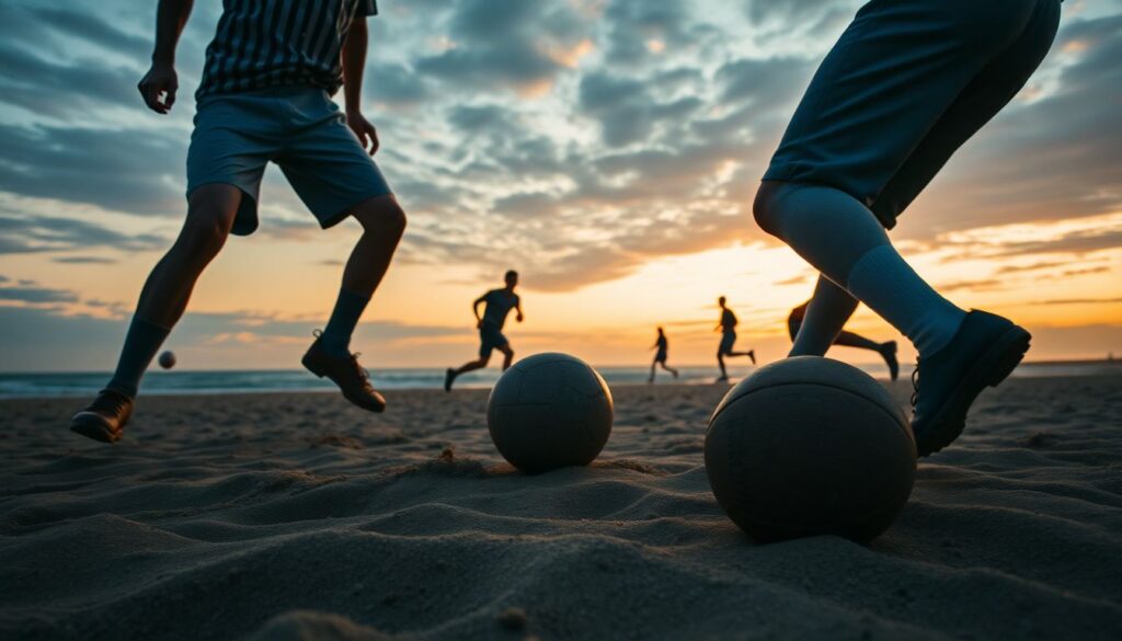 Исторические очерки: зарождение футбола на берегах рек и морей - иллюстрация