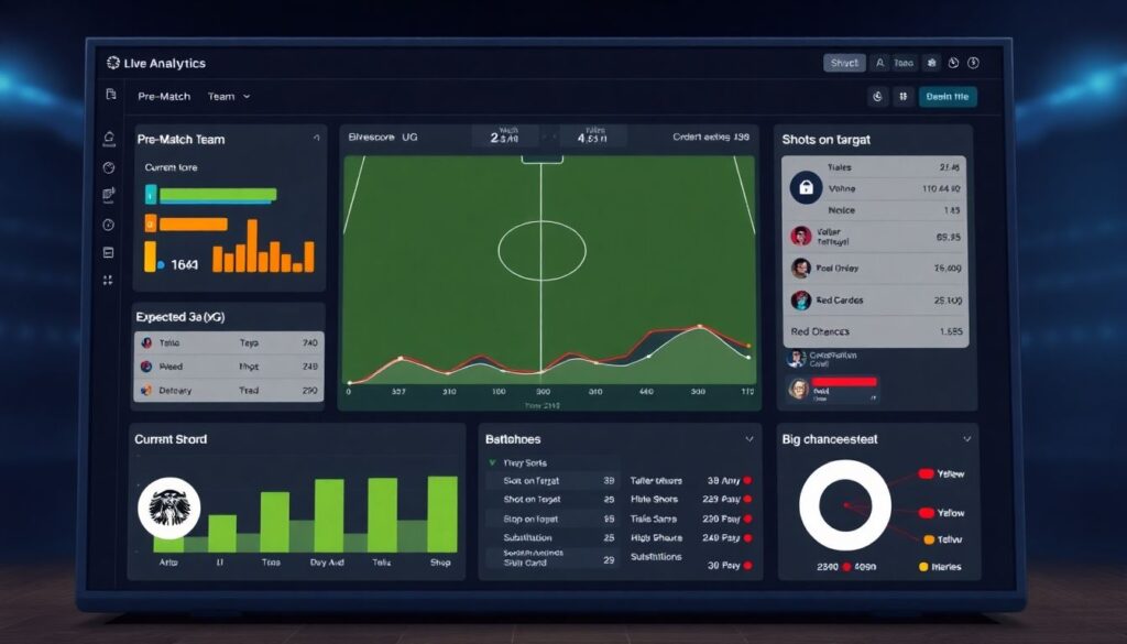 Аналитика матчей: моделирование вероятностей и ожиданий по ходу игры - иллюстрация