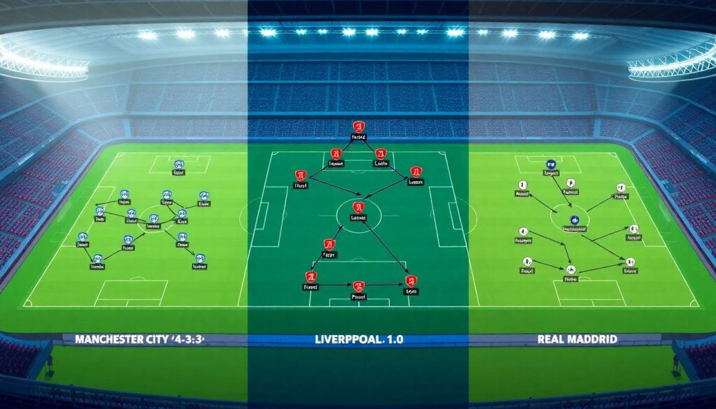 История Футбола: влияние тактики 4-3-3 на современную игру - иллюстрация