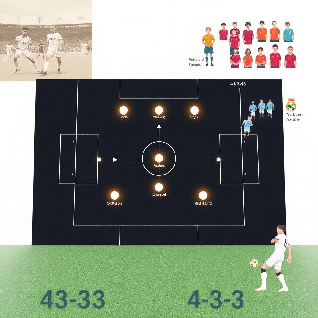 История футбола и тактика 4-3-3: как она изменила современную игру