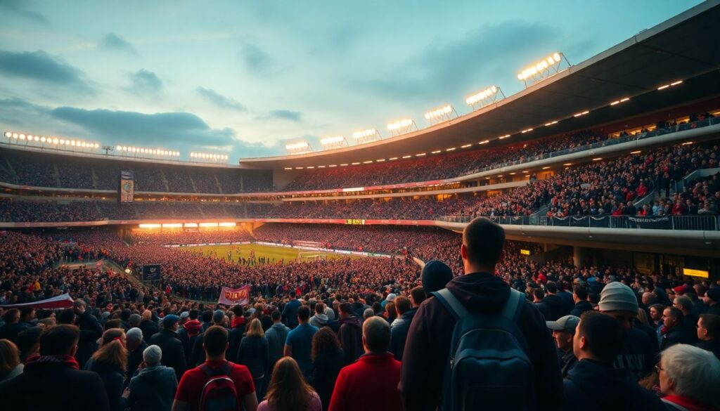 Исторические очерки: эпохи футбольного шоу и зрелищности - иллюстрация