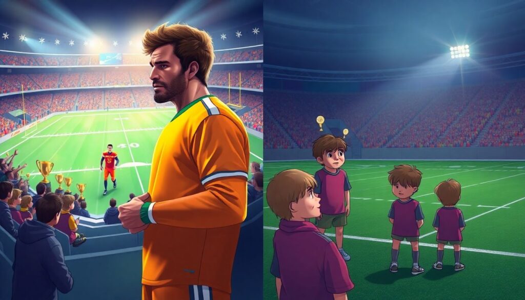 История Футбола: роль ветеранов в наставничестве молодых игроков - иллюстрация