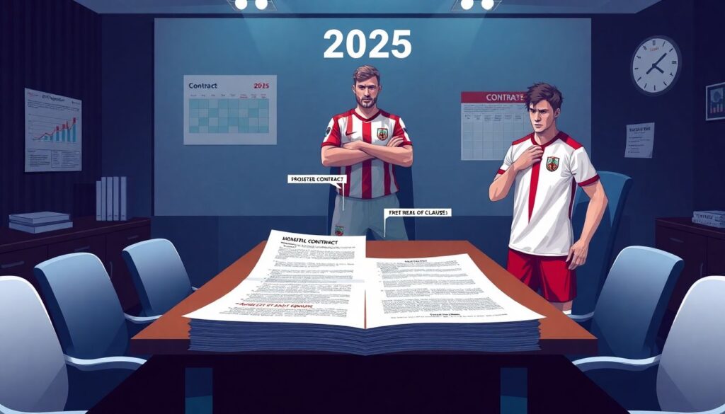 Трансферы: анализ контрактных условий и их влияния на команду - иллюстрация