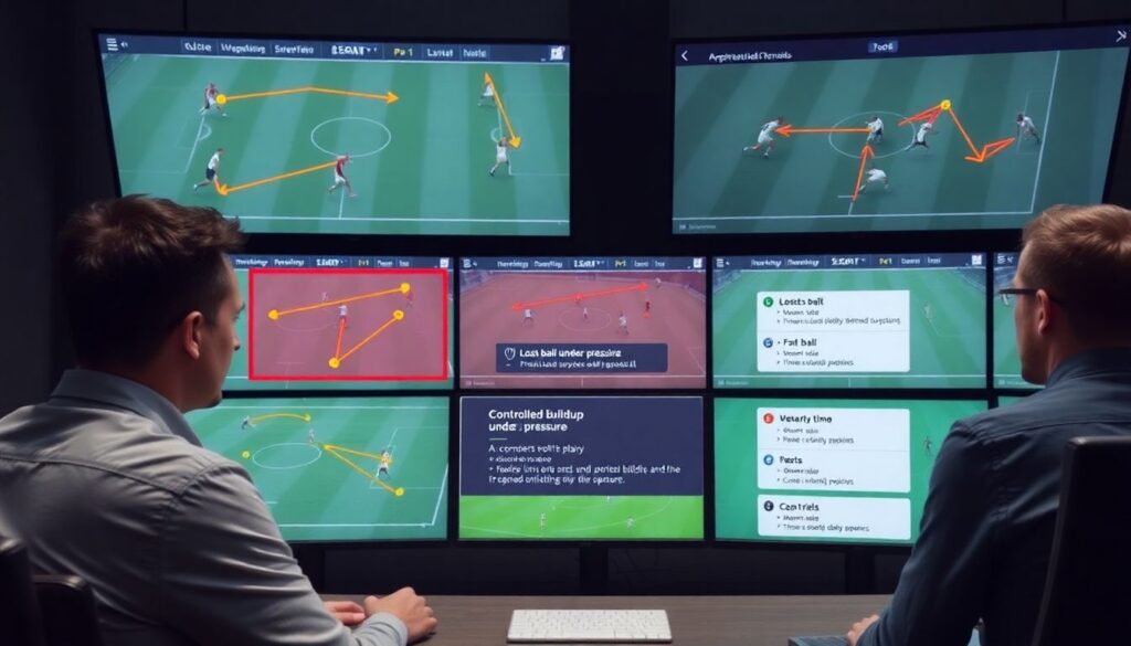 Аналитика матчей: влияние прессинга на качество передач - иллюстрация