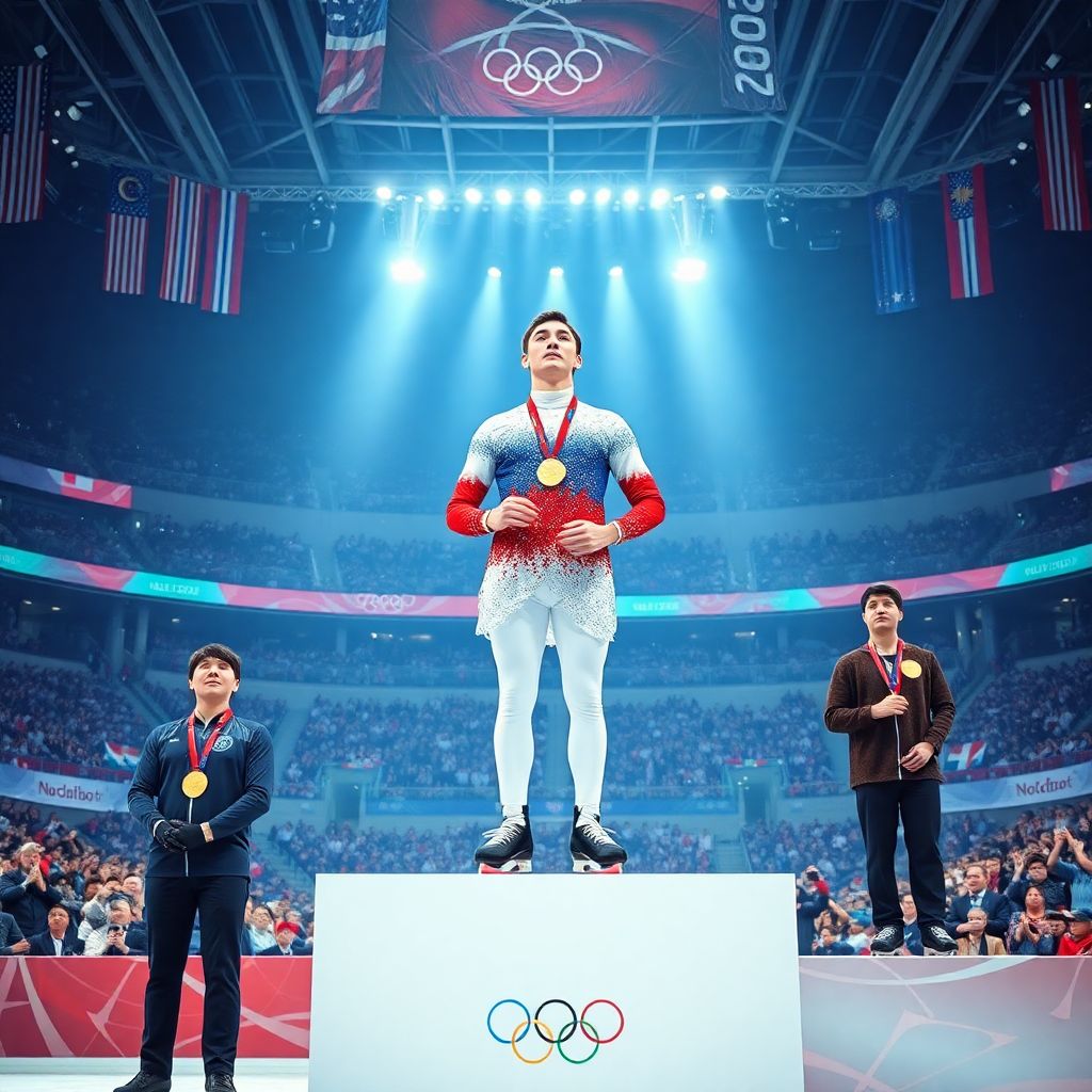 Российский фигурист вырвал олимпийское золото у рекордсмена США и расплакался
