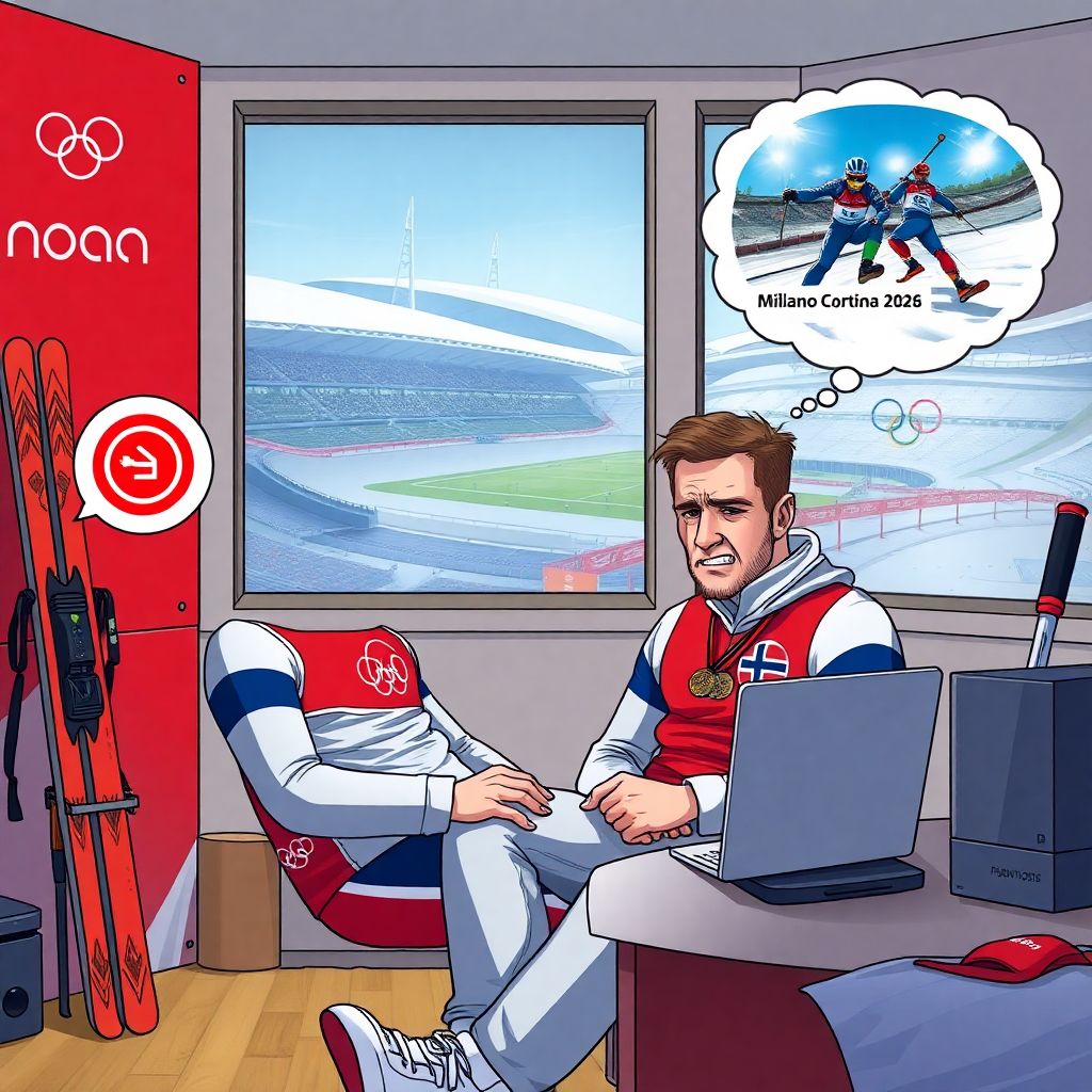 Клебо разнылся на Олимпиаде‑2026 без Большунова и обрушился на плохой интернет