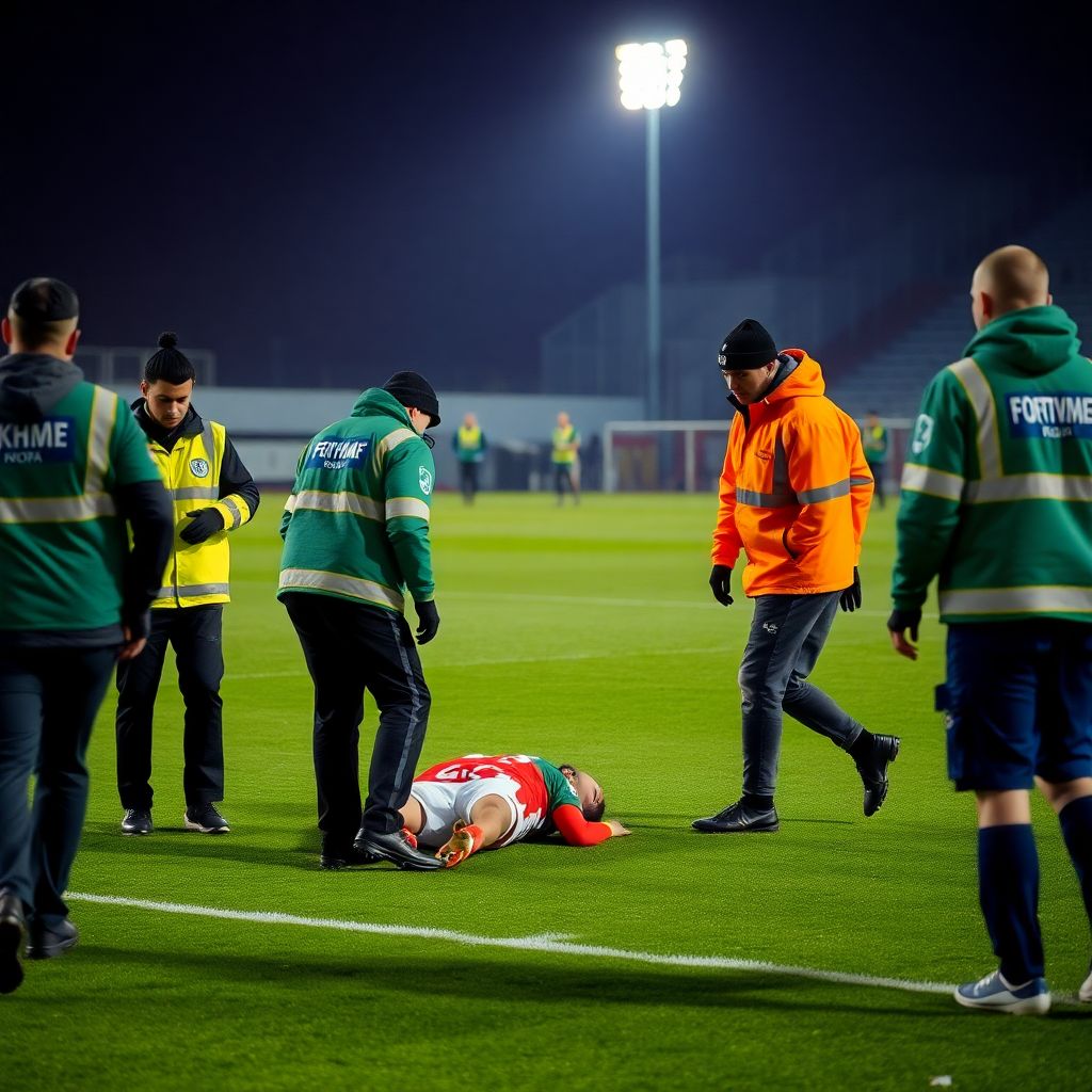 Футболиста «Ахмата» нокаутировало коленом: страшный эпизод в матче РПЛ