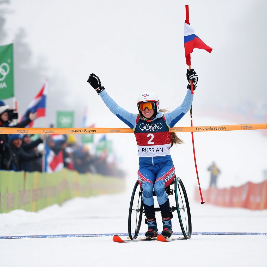 Россиянка Анастасия Багиян посвятила золото Паралимпиады всей стране