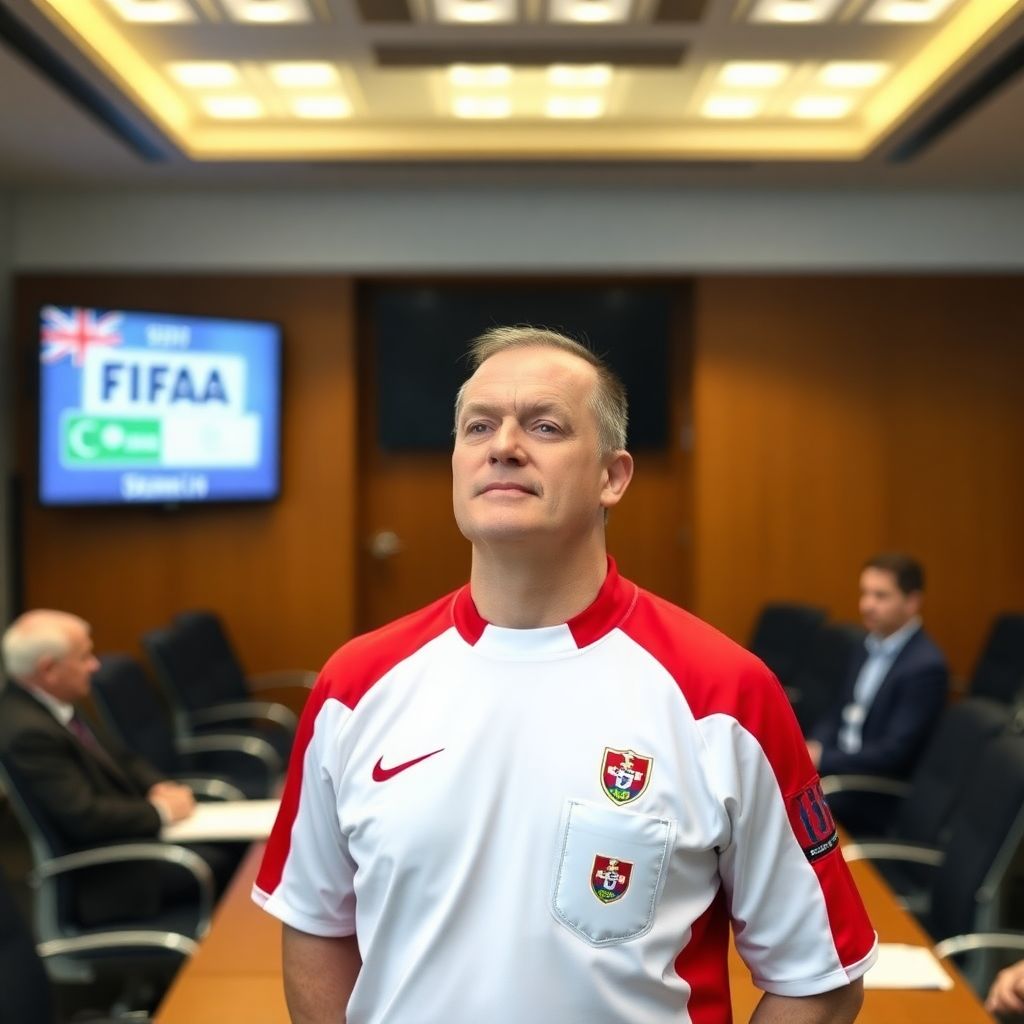 Финал ЧМ‑2026: словенский арбитр Славко Винчич между Аргентиной и Испанией